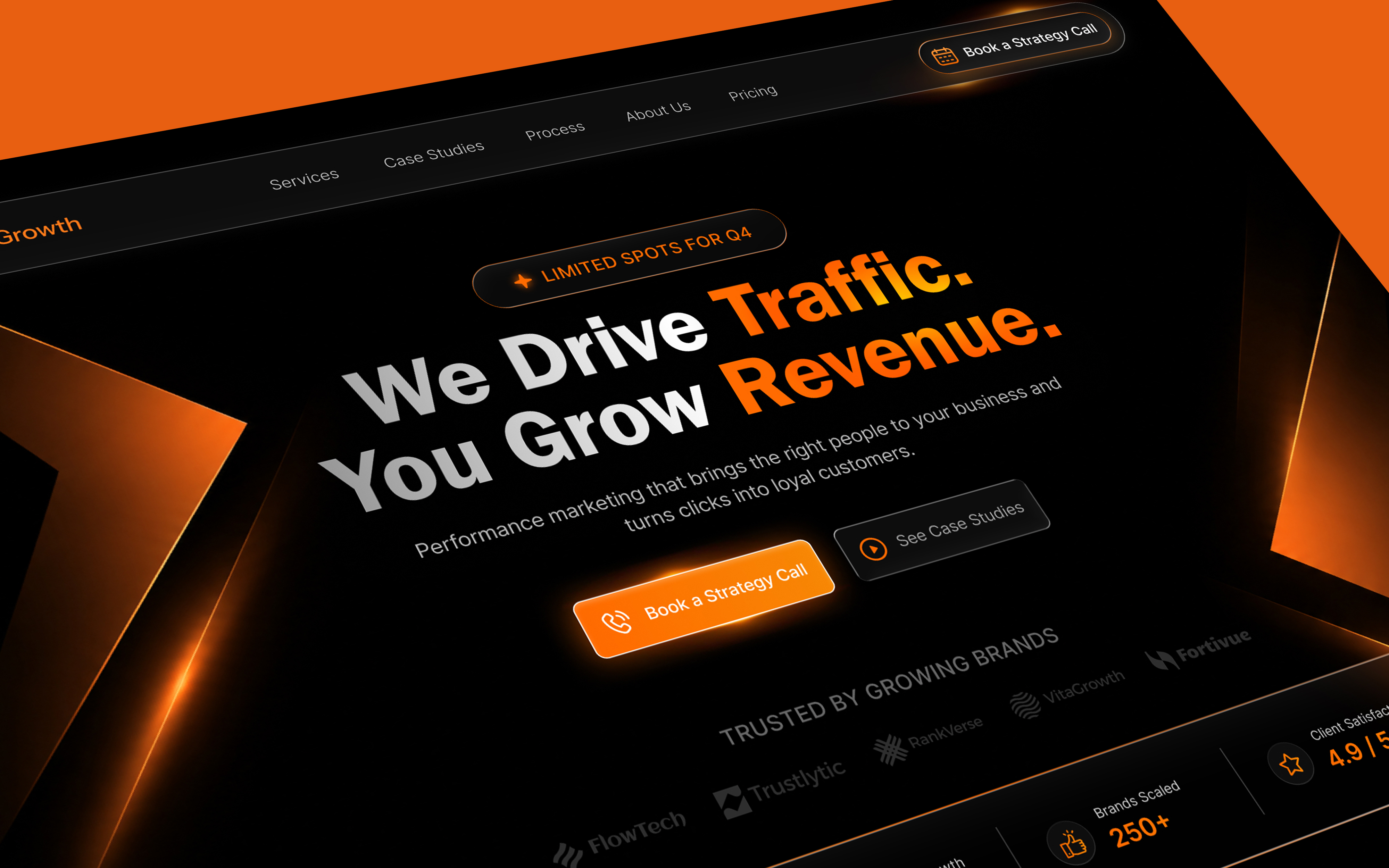FyniteGrowth — Premium SaaS & Agency Landing Page